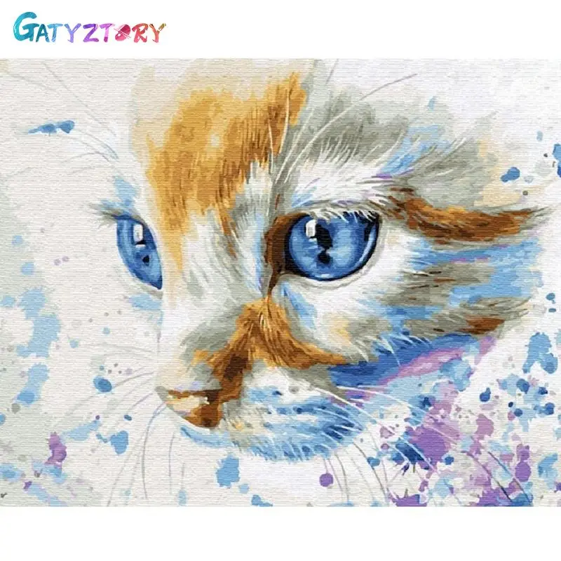 

GATYZTORY DIY Painting By Number Animal Canvas Painting Pictures By Numbers Kits Hand Painted Paintings Gift Home Decor