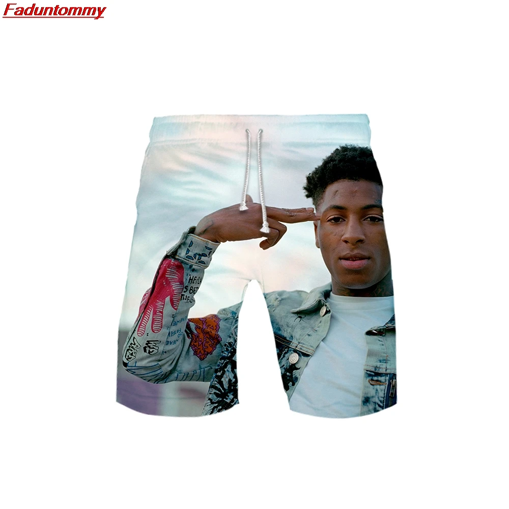 

Style Summer Men Casual Leisure Trend Shorts 2021 New Kpop Popular Fashion Youngboy Never Broke Again 3D Print Casual Pants