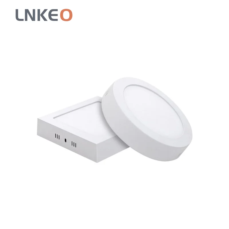 LNKEO Современный светодиодный потолочный светильник Поверхностно-монтируемый 6W 12W18W 24W Лампа AC85-265V Круглый квадратный Downlig Мягкие лампы Внутренние для домашней панели.