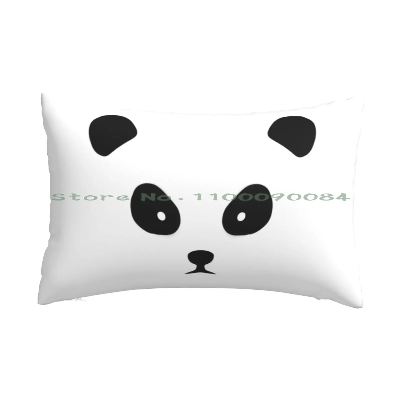 

Чехол для подушки с изображением панды, крутая длинная прямоугольная наволочка для дивана, спальни, 20x30, 50*75, черная, белая, с медведем