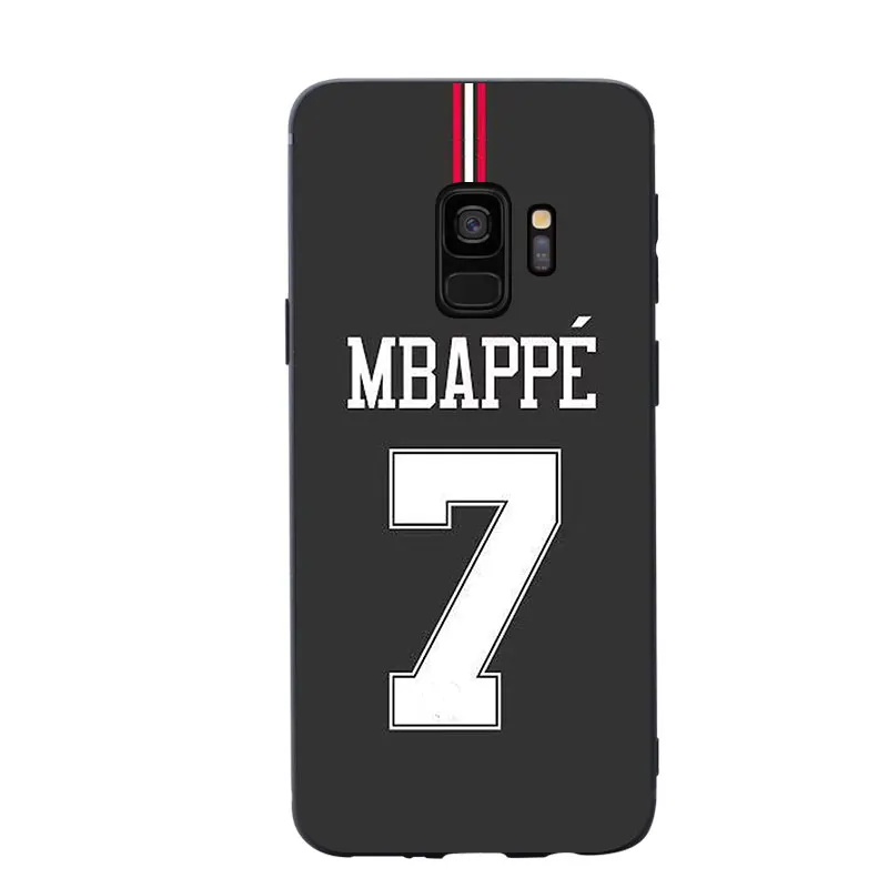 Футбольный звезда Mbappe трикотажный силиконовый чехол для телефона Samsung Galaxy S6 S7 edge