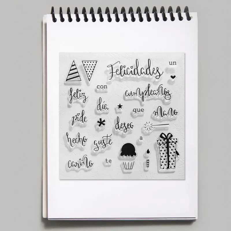 Силиконовая прозрачная печать для скрапбукинга | Дом и сад