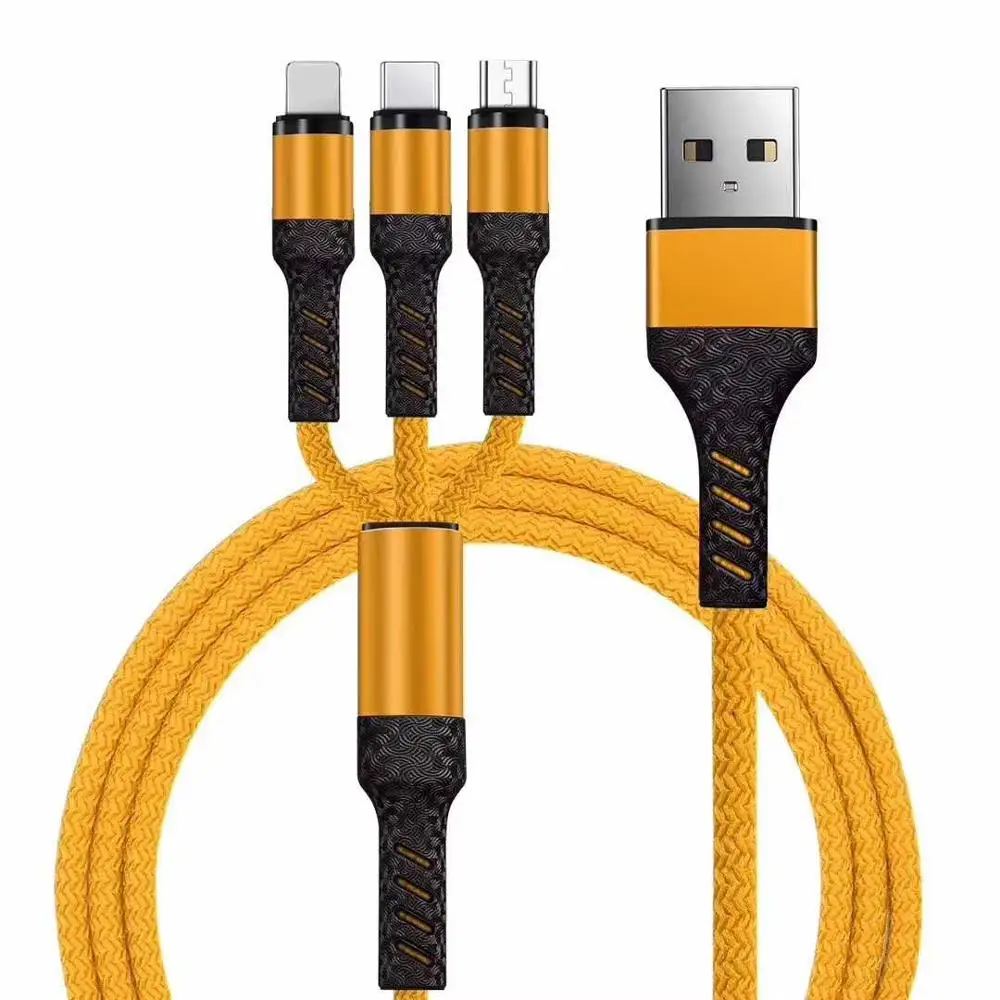 3 в 1 Micro usb type C кабель для зарядного устройства Мульти Usb порт несколько Usb кабель для зарядки Usbc кабели для мобильных телефонов для samsung