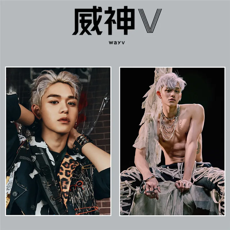 Альбом Пробуждение мира Kpop WayV 2 шт./компл. постер с картинками фото открытка