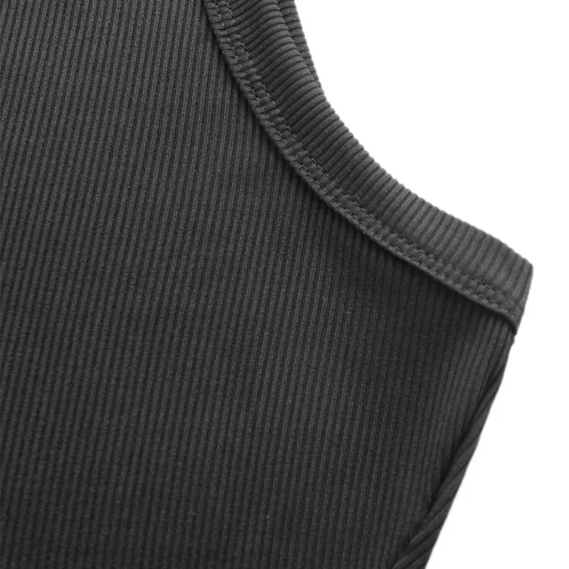 

Women's Home T-shirt Cotton Tops Round Neck Sexy Printing Suspender Slim Tops