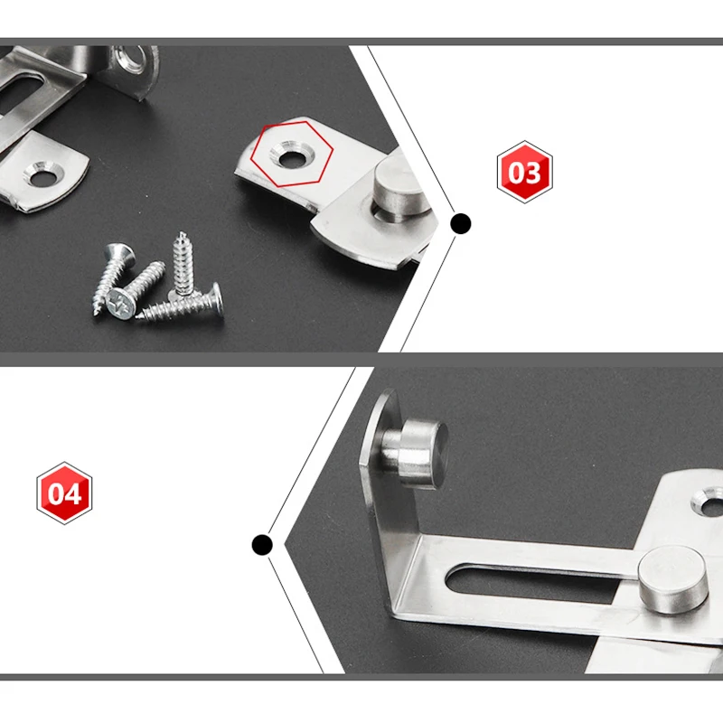 Дверная защелка Cardoria из нержавеющей стали замок на окно с защелкой 90 градусов