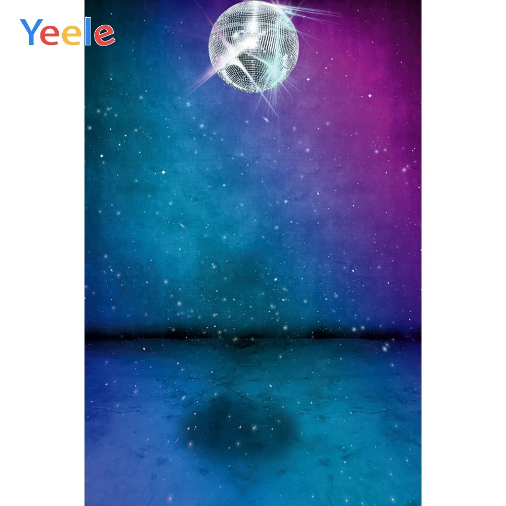 Фон для студийной фотосъемки с изображением дискотеки вечеринки танцев