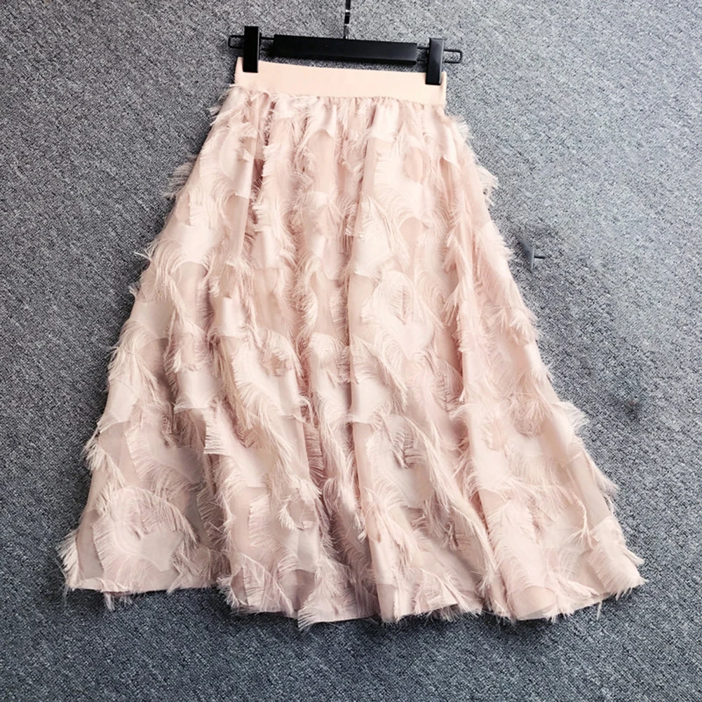 2020 Женская длинная юбка с высокой талией белые плиссированные юбки модные