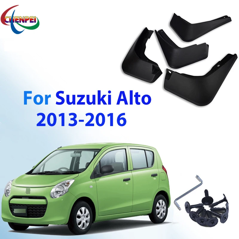 

For Suzuki Alto 2013-2016 Car Fender Front Rear Mud Flaps Guard Splash Car Car Exterior Decoration Accessories