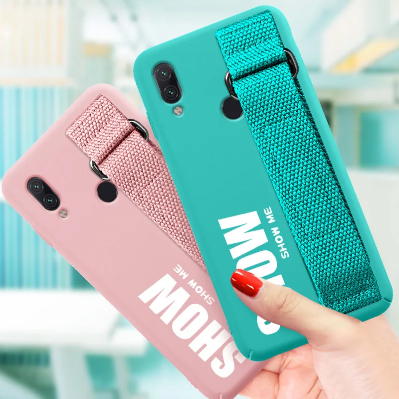 Чехол для Xiaomi Redmi Note K20 7 8 Pro 5 5A 4 4X6 6A Plus S2 чехол Мягкая силиконовая матовая задняя крышка для Redmi Note8 чехол с ремешком на руку