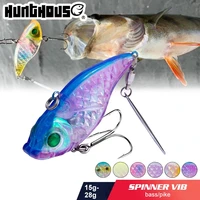 hunthouse 2019 spinner vib fishing lure hard bait for fishing perch bass pike 56cm 152128g sinking transparent with 3d eyes