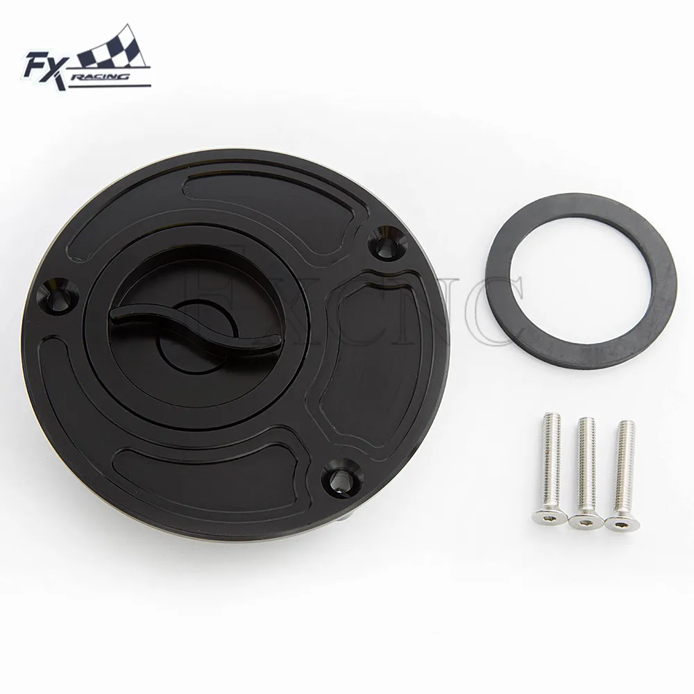 Алюминиевый топливный бак мотоцикла с ЧПУ крышка бензина без ключа для Yamaha YZF R1 R6