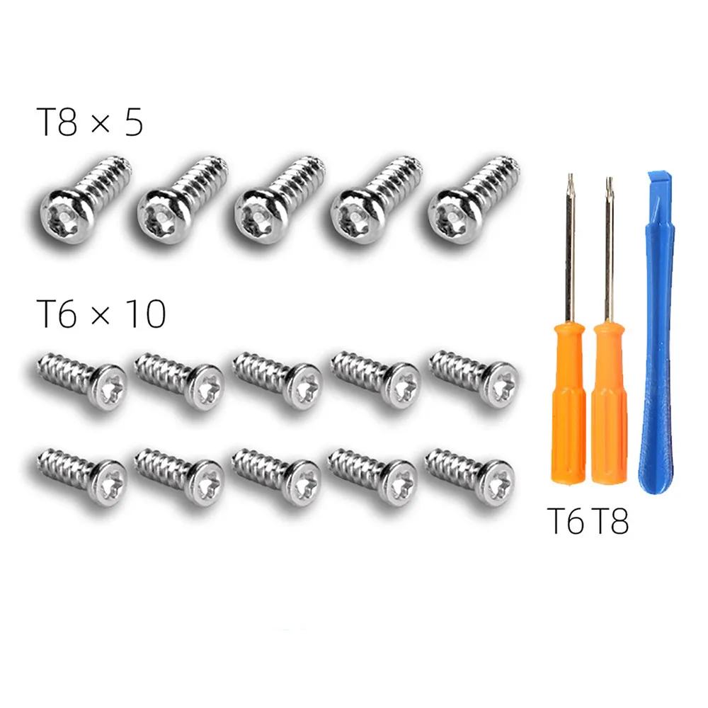 

T6 T8 Screws Kit With Tool Pry Bar for XBOX Series X ONE SLIM Handle Accessories