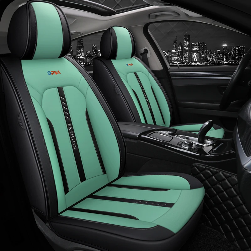 

Autocovers Car Seat Covers For Sedan SUV Durable Leather Universal Five Seats Set For 5 Seater For Front and Back Seats P33602-5