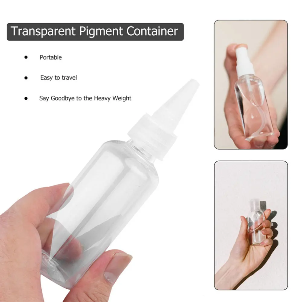 

35Pcs 30ml Clear Bottle Squeeze Applicator Dispenser with Pointed Mouth