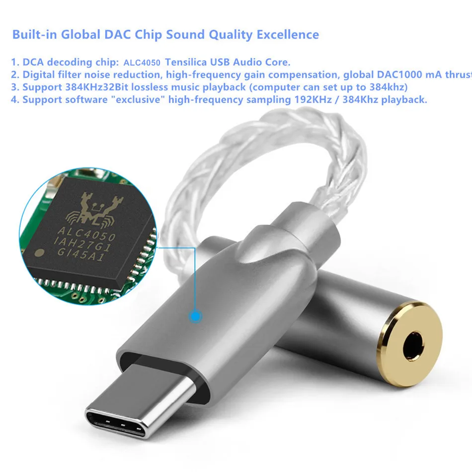 Переходник с USB Type-C на 2 5/3 5/4 4 мм C 5 кабель типа 3 Женский Разъем для наушников