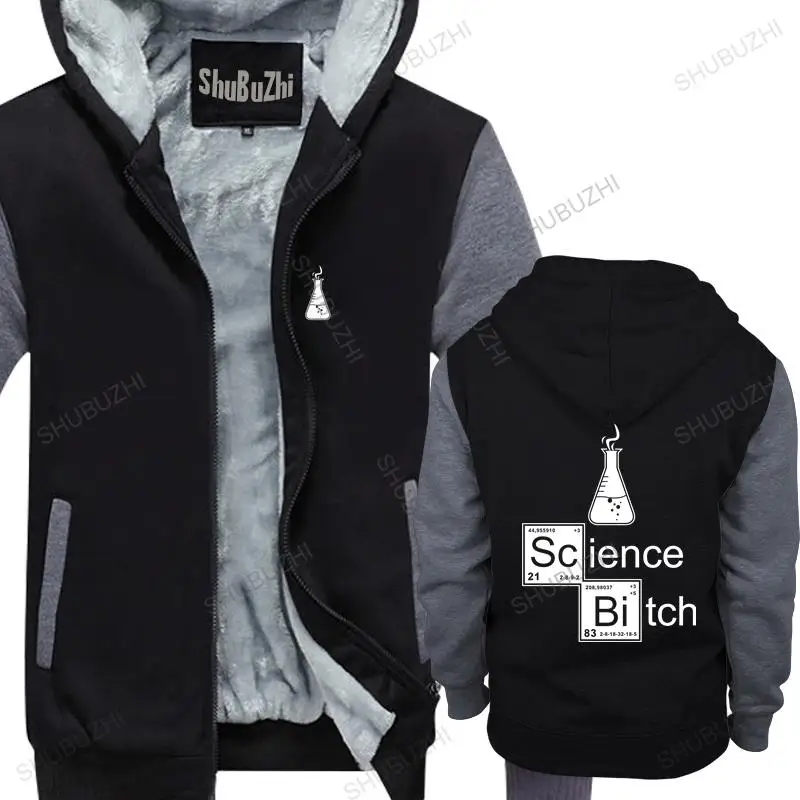 

cotton man hoodies winter jacket MENS hoodies WITH BREAKING SCIENCE BITCH JESSE coat warm coat men shubuzhi sweatshirt