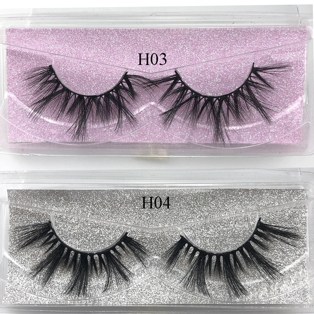 Ресницы натуральные длинные 3d норковые для наращивания 10/20/30/50/100 пар | Красота и
