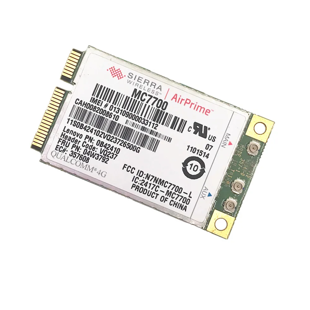 Разблокированный MC7700 Sierra беспроводной GOBI4000 LTE 3G 4G для thinkpad T430 T430S X230 T530 FRU 04w3792|3G