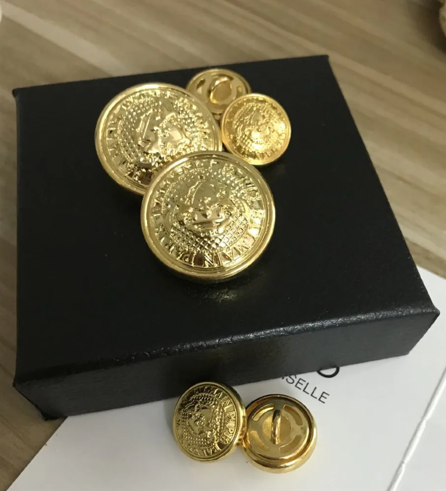 Новое поступление серебряные двухслойные металлические пуговицы для ткани