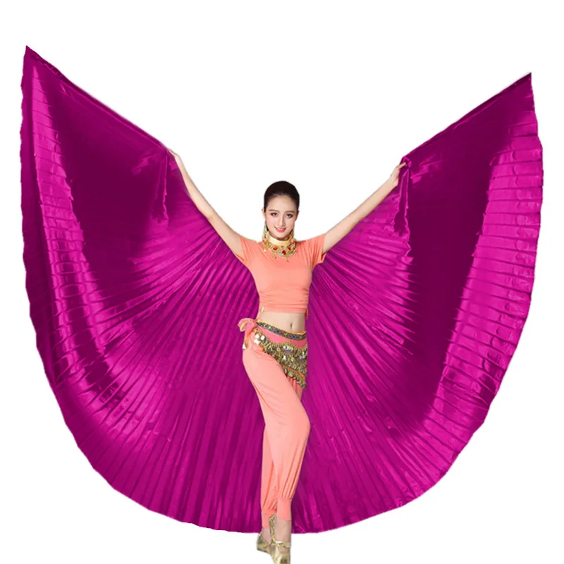 Новый стиль профессиональные крылья для танца живота Исиды золотые серебряные