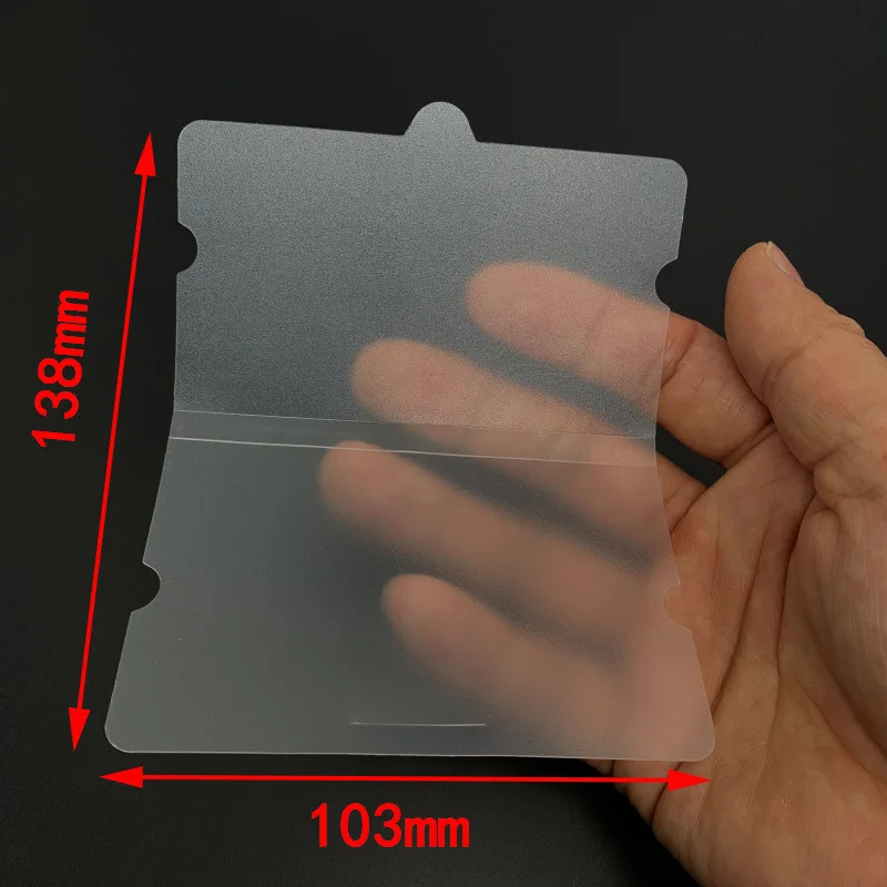 Портативный многоразовый держатель для маски небольшой прозрачный пластиковый