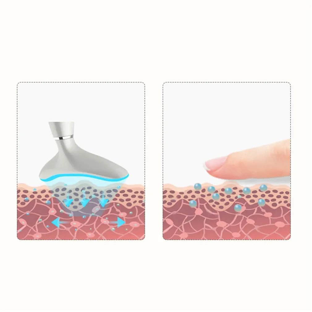 Facial Vibration Massage Instrument Electronic Negative Galvan Neck Lines Decree Pattern Remove Tool Face Care Massager | Красота и