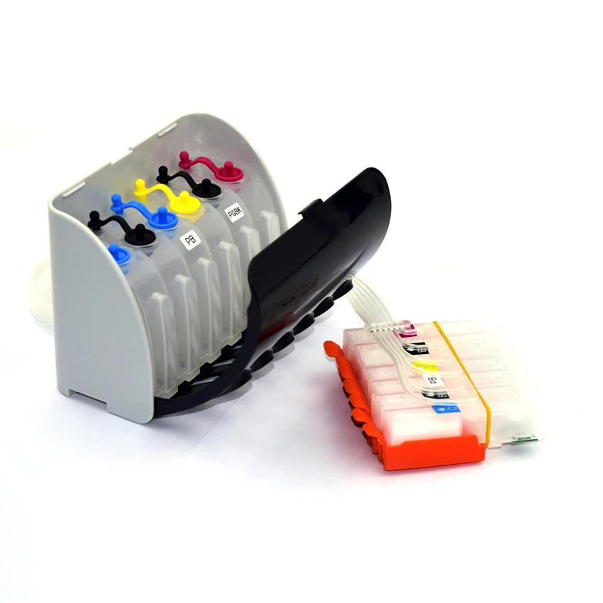 PGI 580 581 5 цветов СНПЧ система с постоянным чипом для canon PIXMA ts705 TR7550 TR8550 TS6150 TS8150 TS9150