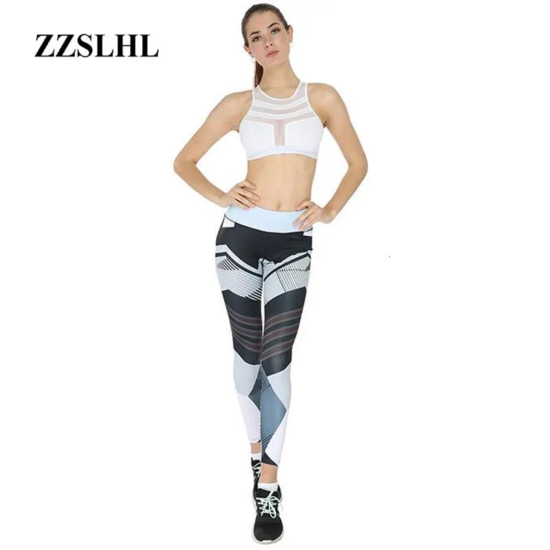Женский спортивный костюм комплект для йоги футболка бега фитнеса леггинсы