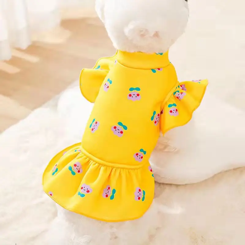 

Короткая юбка, Милая одежда для кошек и собак на весну и осень, одежда для маленьких собак и щенков, Тедди, померанский чихуахуа
