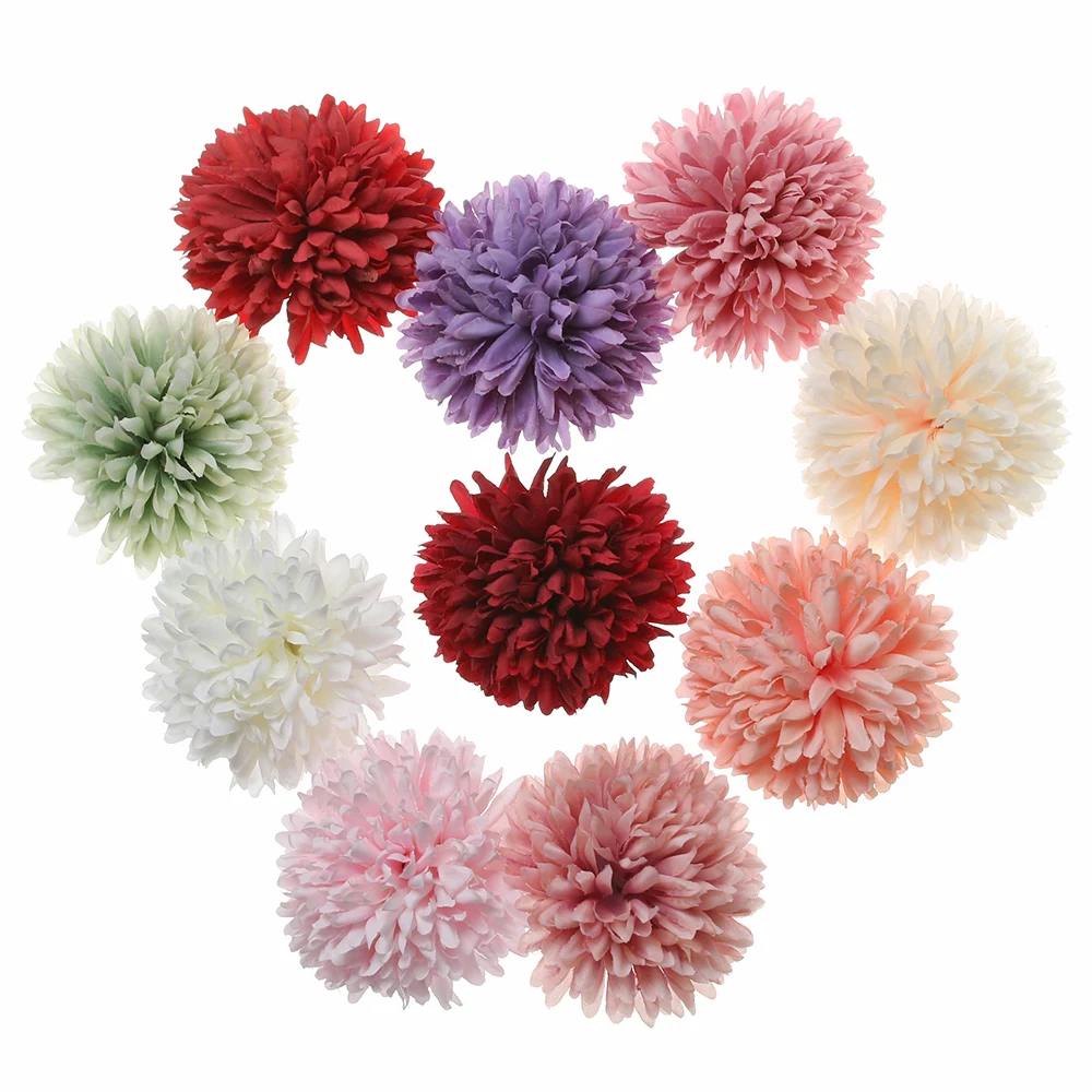 5/10 шт. декоративные хризантемы из искусственного шелка|Искусственные и сухие