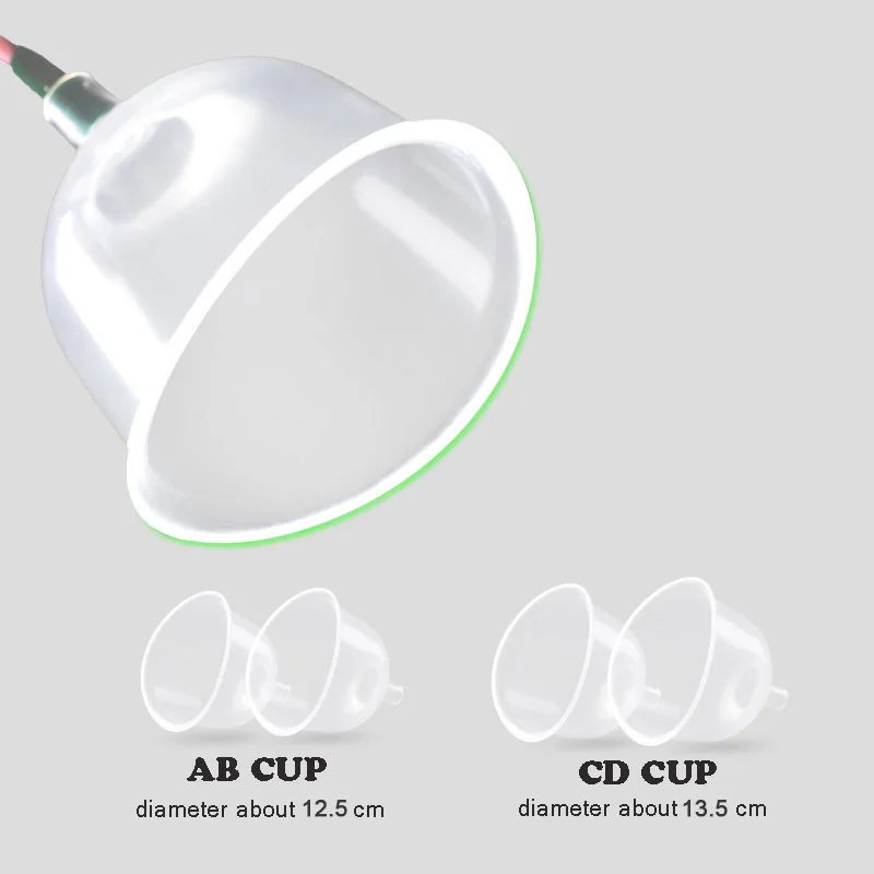 

Electric Breast Enlargement Vacuum Pump Cupping Body Suction Pump Breast Enhacer Buttocks Lifter Massage For Womens