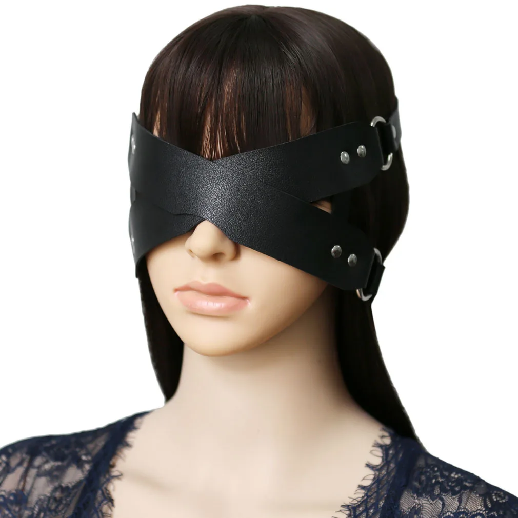 

Punk simple personality cross fun eye mask party masquerade party men and women game decoration eye mask mask