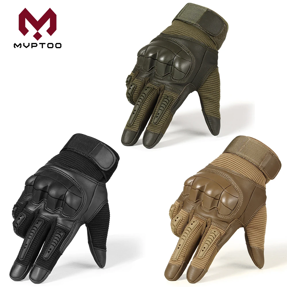 Мотоциклетные Перчатки из экокожи износостойкие митенки с пальцами для