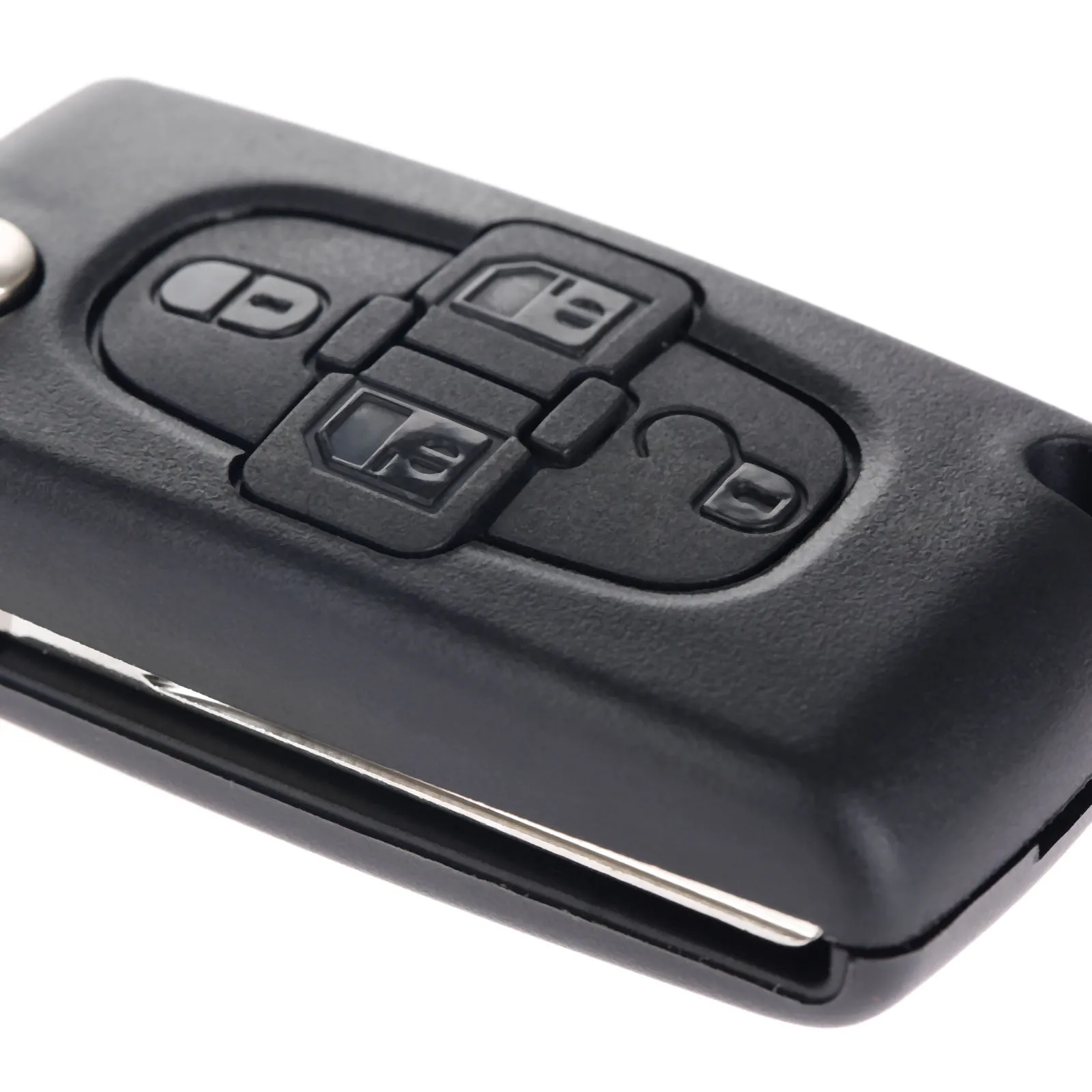 Сменный Чехол для автомобильного ключа с 4 кнопками раскладной складной чехол