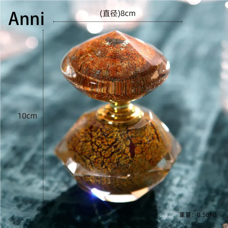 European Classical Glass Bottle Creativity Colorful Ice Cracks Perfume Bottles Dressing Table Decorative Ornaments Home Decor | Дом и сад