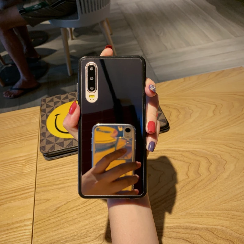 Блестящий черный зеркальный Мягкий силиконовый чехол из ТПУ с блестящим