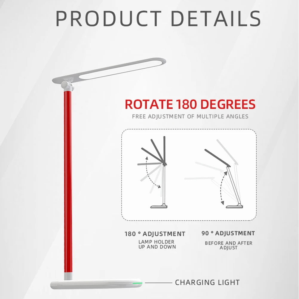

Desk Lamp With Wireless Charging Function 2 In 1fast Charge Lighting With Led Light Electronic Items For Bedroom Desktop Decor