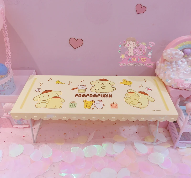 pompurin Мультфильм hello kitty My Melody Pom pomparin маленькие Две звезды милые косметички складная стойка для хранения сумка игрушка косметический Органайзер - Цвет: pompurin