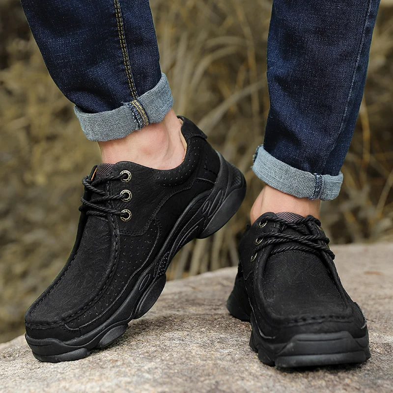 

Sapato Masculino Casual Men's Casual Leather Shoes Man Fashion Men Black Sapatos Mens Shoe Zapatos Hombre Cuero