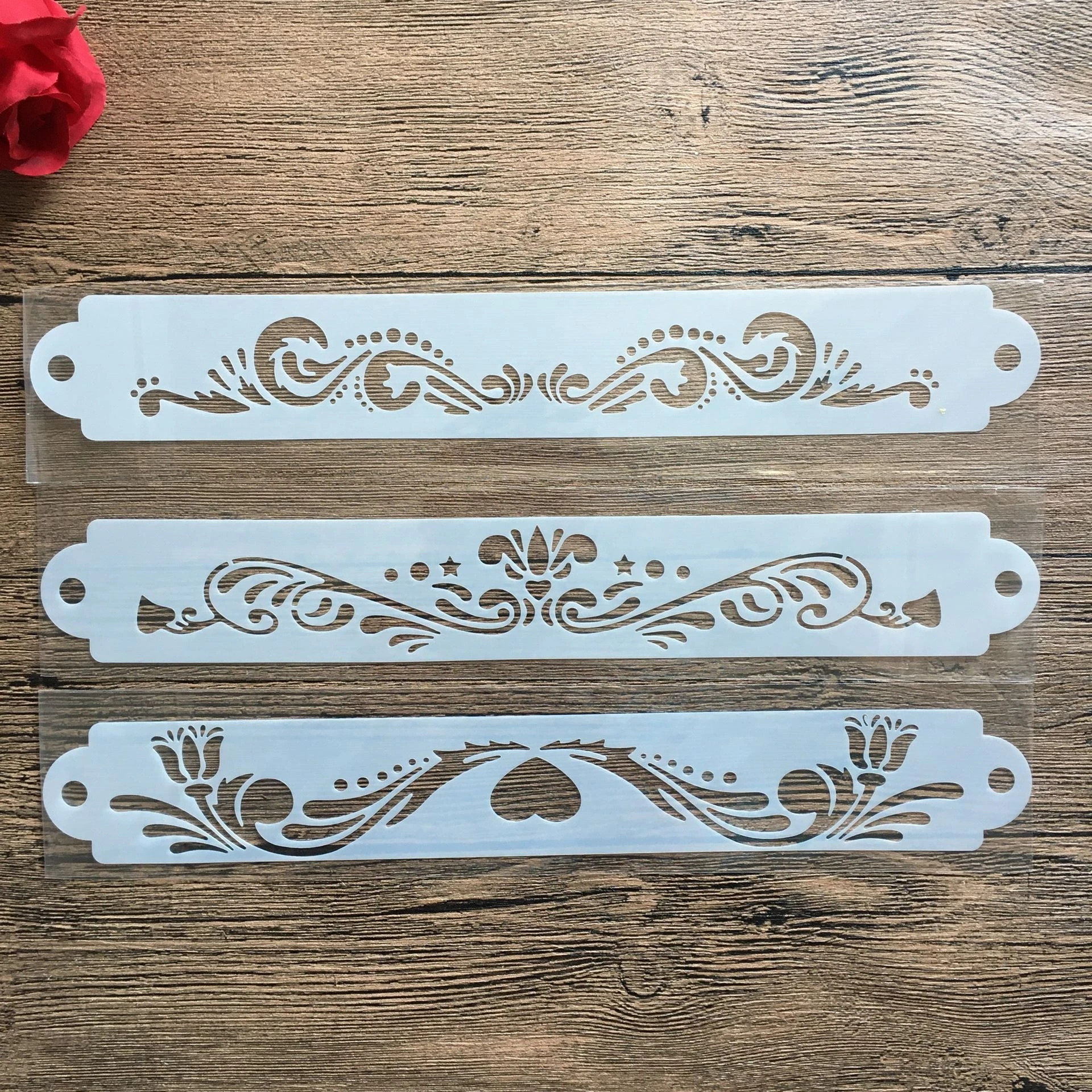 32 3*8 см DIY шаблон полый трафареты для выпечки детской формы граффити Рисование
