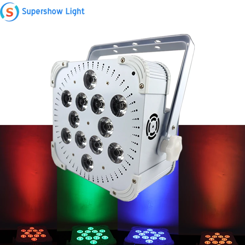 12x18 Вт светодиодный Par прожектор RGBWA УФ 6in1 Беспроводной LED светильник в помещении