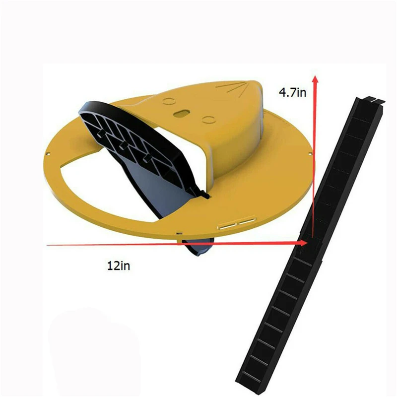 

1pc Slide Bucket Lid Mouse Rat Trap,Flip Slide Mouse Trap Bucket with Compatible,Quick Effective Sanitary Safe Mousetrap Catcher