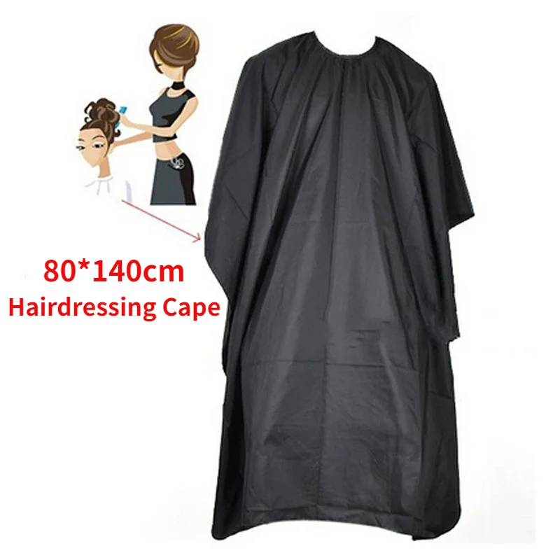 

Накидка для парикмахерской профессиональная, Парикмахерская, накидка для взрослых, аксессуар для стрижки волос, черный цвет