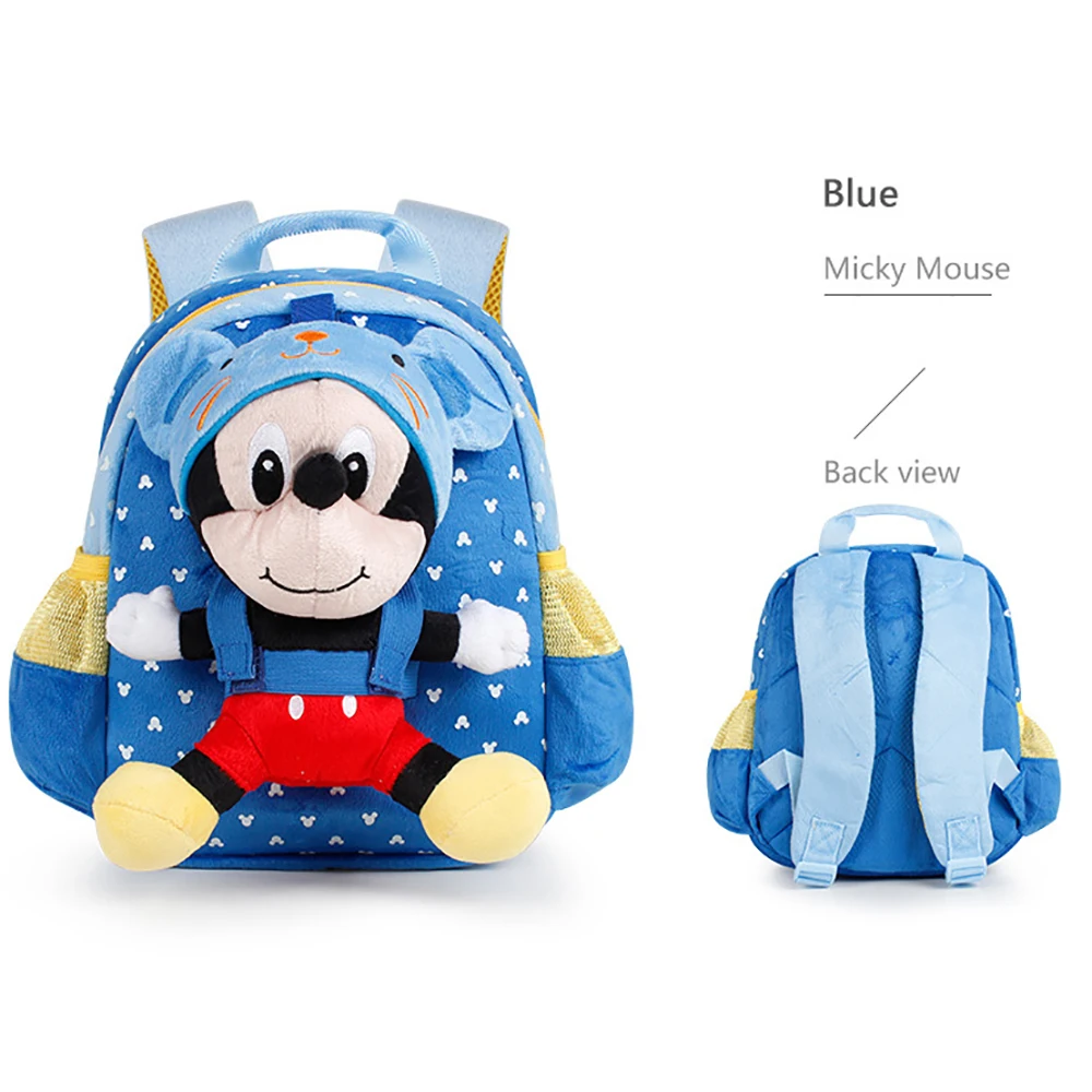 Детские школьные портфели Disney для мальчиков и девочек мультяшный рюкзак малышей