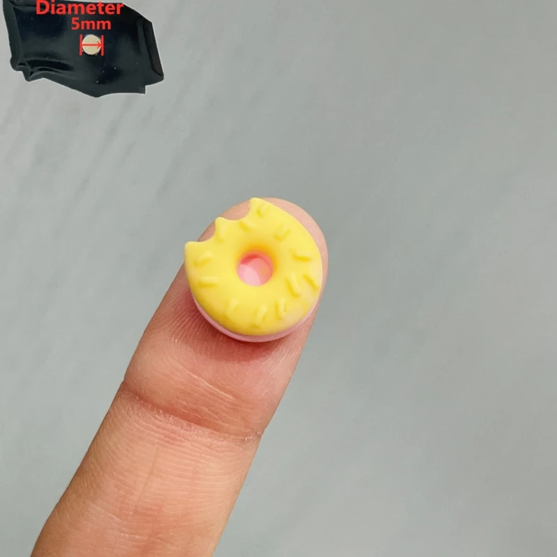 Милый мультяшный стикер из смолы 1 шт. фри банан печенье пончики конфеты кофе