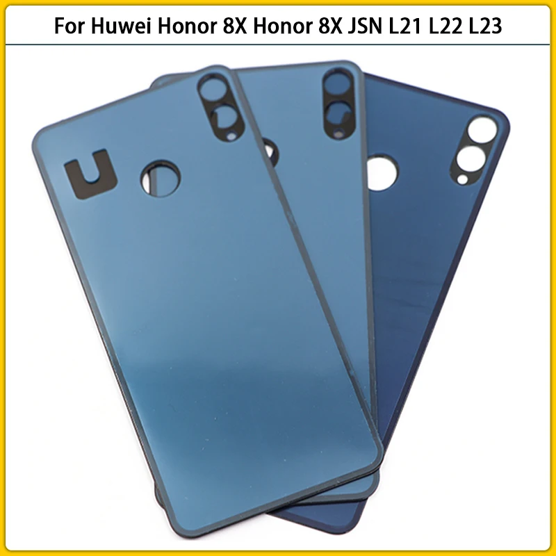 Новинка 6 5 дюйма для Huwei Honor 8X JSN-L21 задняя крышка аккумулятора дверь 3D стеклянная