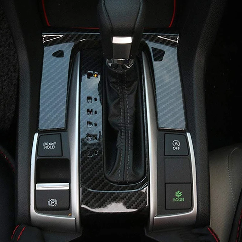 Центральная консоль из АБС углеволокна панель переключения передач рамка