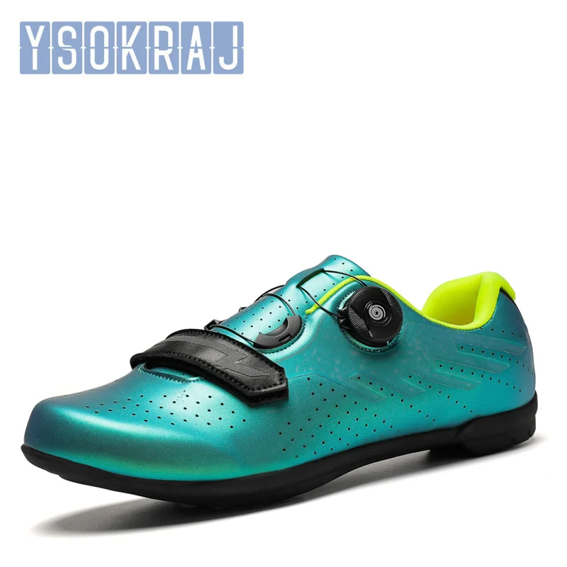 Online Ysokraj Sepatu Bersepeda Jalan Mutiara Warna-warni Bunglon Sepatu Bersepeda Lampu Reflektif Sepatu Bersepeda Balap Sepeda Sepatu Terlihat SPD-SL