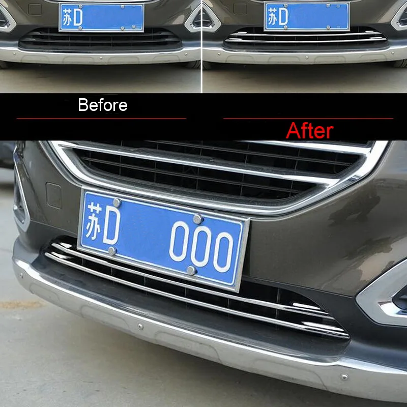 2 шт. светильник йки на автомобильный чехол из нержавеющей стали для peugeot 3008 2013